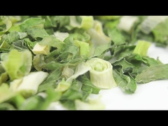 Verduras deshidratadas Color verde Chives deshidratadas Aire Chives secas Cebollas 3*3mm