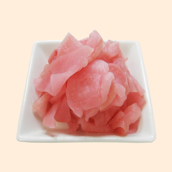 Sushi rosado Ginger Pickled Ginger Pink del gusto amargo al por mayor para el sushi japonés de la cocina