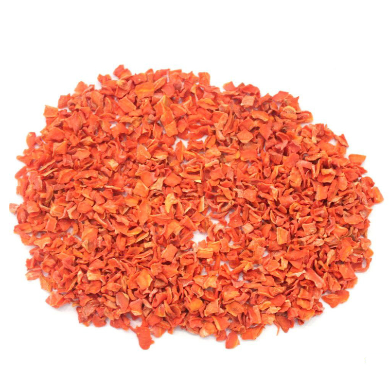 Vitamina C saludable Chips de zanahoria seca bajo contenido de grasa rico en proteínas y calcio