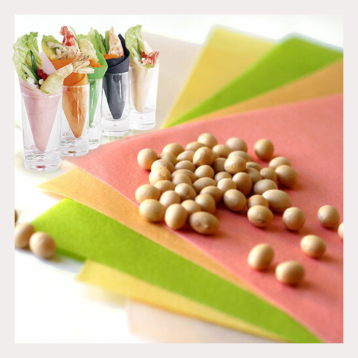 Colorido Sushi de Soja envolvente Colorido de Soja Crepe Variedad Pack Perfecto para el Sushi Haciendo fácil de rodar
