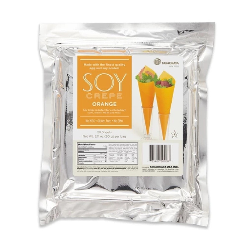 Sushi rosa naranja amarillo Sushi colorido Sushi hojas Mamenori para hacer sushi 20pcs/bolsa*10/cartón