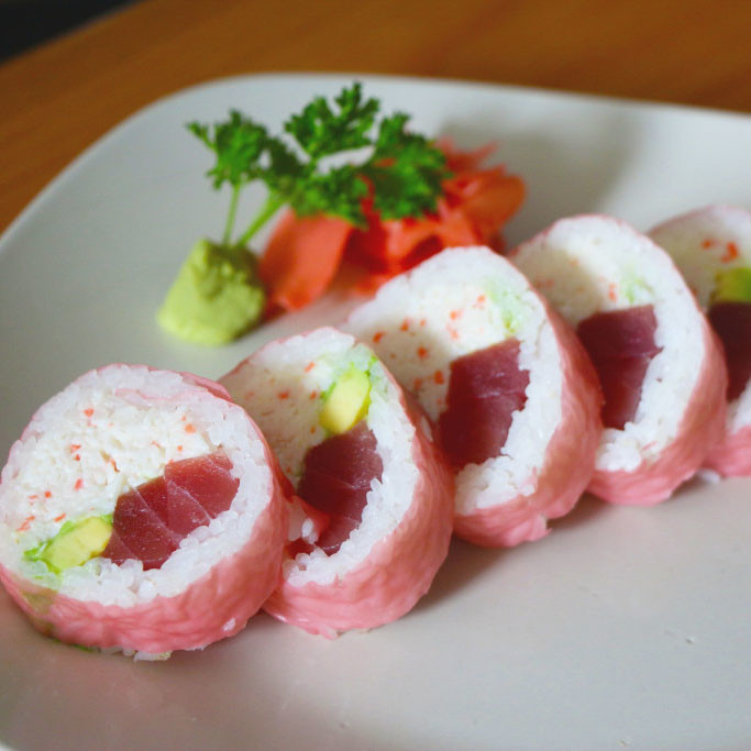 Líneas coloridas de Sushi Mamenori 20pcs/bolsa*10/cartón Perfecto para hacer rollos de sushi