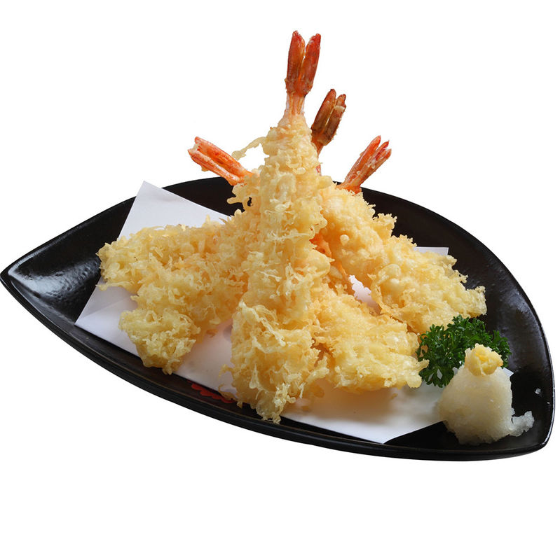Tempura en polvo blanco camarón Tempura bolsa con 18 meses de vida útil textura lisa almacena frío seco.