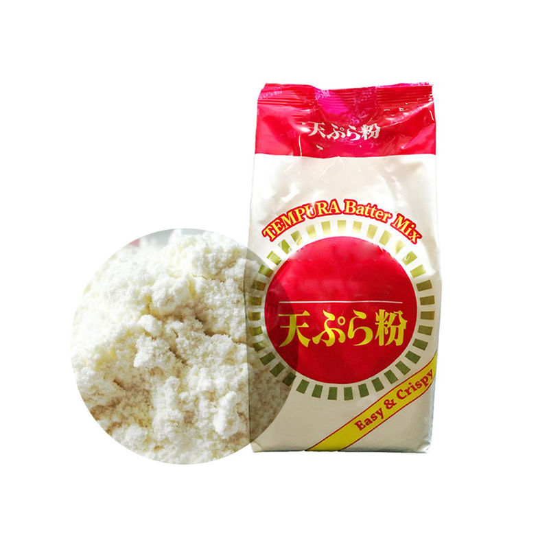Calidad fina estilo japonés Tempura harina sabor suave 1 kg Envase de color blanco 18 meses