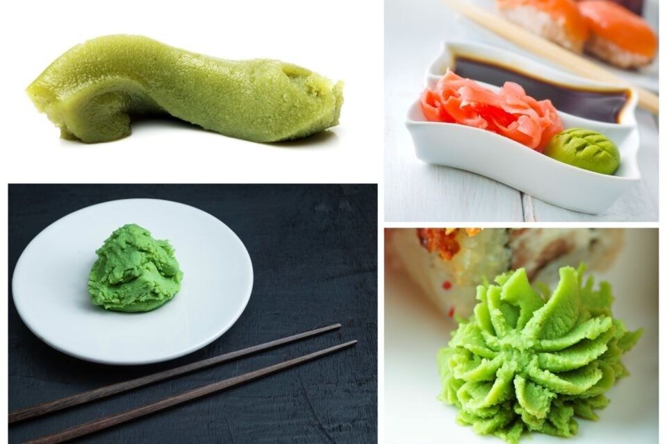 80-100 malla Pura Wasabi en polvo Verde Color natural sabor picante