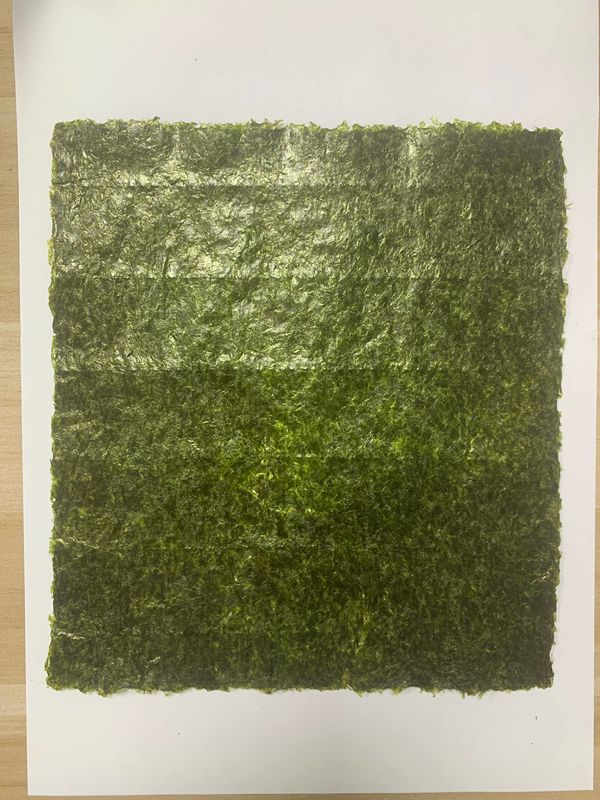 Color verde oscuro 100 hojas de diferentes grados Sushi Nori de algas marinas asadas asadas