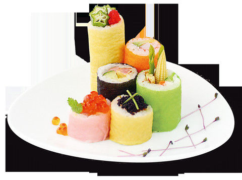 Venta caliente de diferentes colores de soya crepe hojas de mamenori para hacer sushi de colores