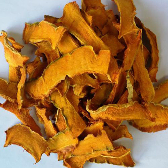 Vegetales deshidratados a granel Paletas de calabaza naranja roja con un máximo de 8% de humedad y sin olores o sabores extraños para la exportación