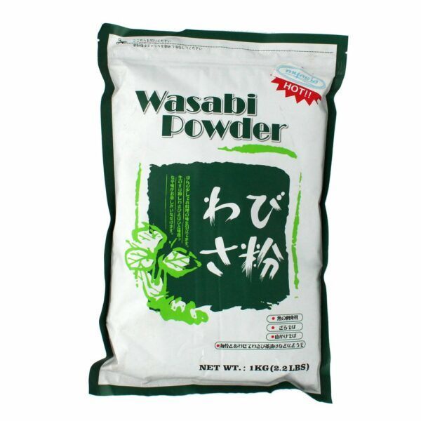 Polvo de wasabi puro 10 kg por caja con entrega en 20 días y certificado ISO para auténtica cocina japonesa