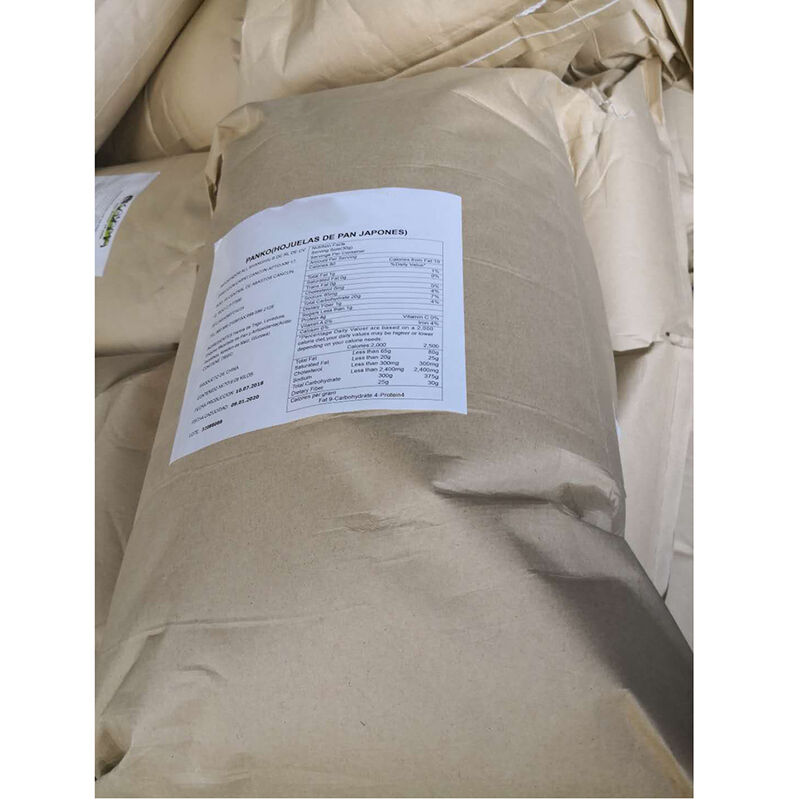 Migas de pan secas a granel con certificación HALAL y 24 meses de vida útil y bajas en calorías para la fabricación de alimentos