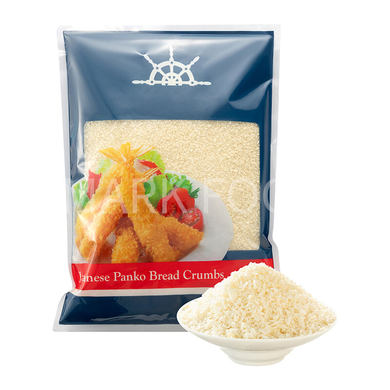 Pan rallado panko japonés premium con 12 meses de vida útil, forma granular y sabor original para un empanado perfecto