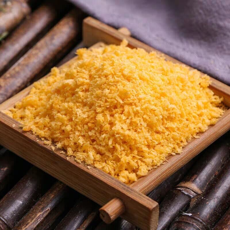 Pan rallado Panko certificado Halal con 24 meses de vida útil y bajo en calorías para una cocina saludable
