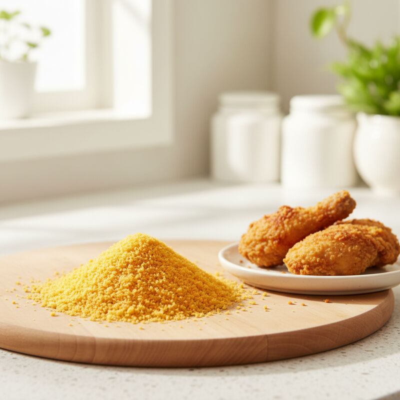 Pan rallado estilo japonés Panko con textura crujiente y 24 meses de vida útil para freír alimentos