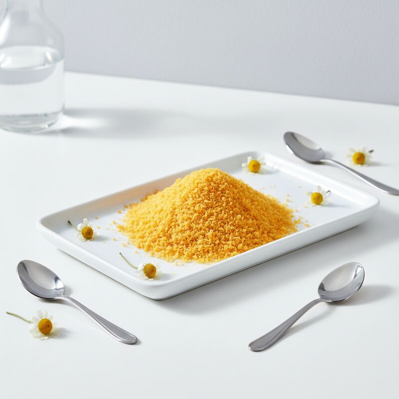 Frutos de pan Panko amarillos de estilo japonés - textura crujiente forma granular Halal certificado para freír
