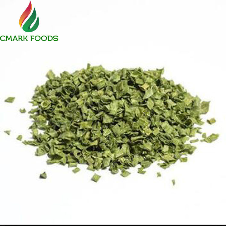 Verduras secadas del aire del color verde que deshidratan las cebolletas Rolls 3*3m m 5*5m m
