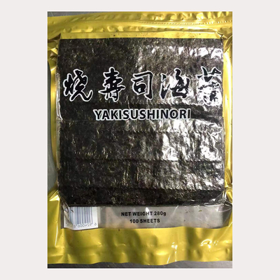 Sushi sellado vacío Nori Roasted Sushi Nori 19 los x 21cm