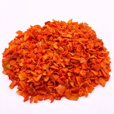 Vegetales deshidratados Fritas de zanahoria secas al aire con alto contenido de vitamina A
