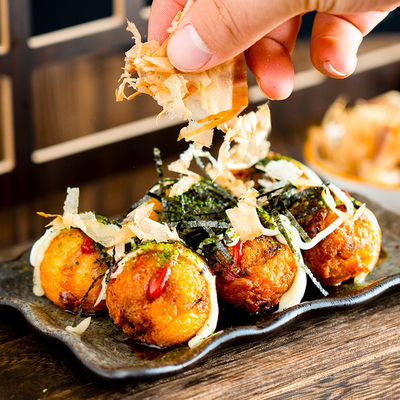 Pescado de atún seco para afeitar Flakes Bonito para platos japoneses