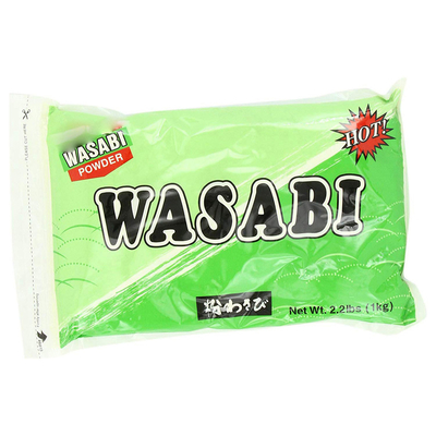 Vida útil de 2 años Wasabi en polvo con textura fina para el mercado