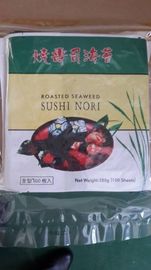 El estilo japonés asó las hojas secadas Nori del abrigo del sushi de Nori de la alga marina