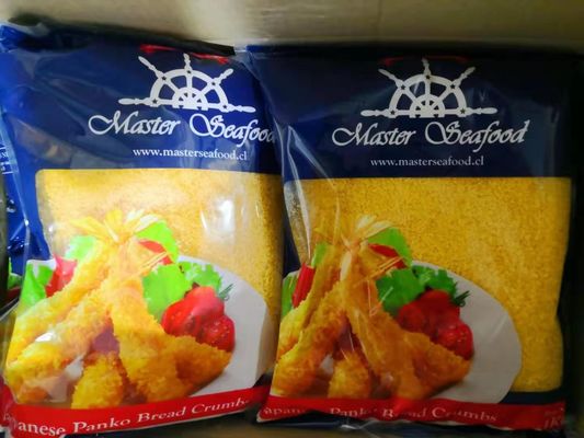 Suministro de fábrica de harina de estilo japonés Blanco amarillo Panko migajas de pan 1Kg