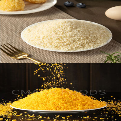 Pan rallado Panko japonés con 12 meses de vida útil, forma granular y sabor original para empanar