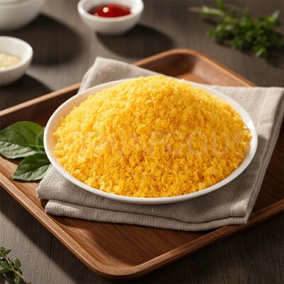 Premium 2-12mm Panko Breadcrumbs de tamaño con 18 meses de vida útil y contiene trigo para el recubrimiento crujiente