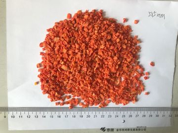 Gránulos secados puros certificados HALAL de la zanahoria del paquete de poca azúcar 20kg del ISO HACCP FDA